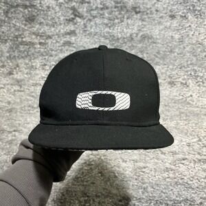 New Era 59Fifty Oakley Fitted Hat 7 5/8 Black Embroidered Logo Surf Skate